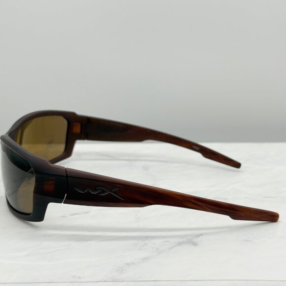 Wiley X Rebel WX Z87.2+ Polarized Sunglasses Matte Tortoise Brown Frame READ - Picture 4 of 16